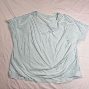 Pure J Jill Short Sleeve Easy Knit Seamed Blouse Green Stretch L021022 Sz 2X